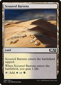 Magic: The Gathering - Core Set 2021 - Scoured Barrens FOIL Legendary/250 Lightly Played