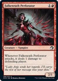 Magic: The Gathering Single - Innistrad: Midnight Hunt - Falkenrath Perforator - Common/136 Lightly Played