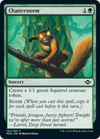 Magic: The Gathering Single - Modern Horizons 2 - Chatterstorm Foil Common/152 Lightly Played