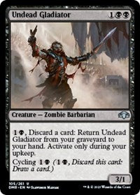 Magic: The Gathering Single - Dominaria Remastered - Undead Gladiator (Foil) - Uncommon/105 Lightly Played