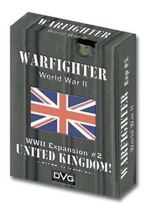 Warfighter WW2 Tactical Combat Card Game - Expansion 2 (United Kingdom 1)