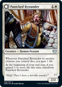Magic: The Gathering - Innistrad: Crimson Vow - Panicked Bystander Uncommon/028 Lightly Played