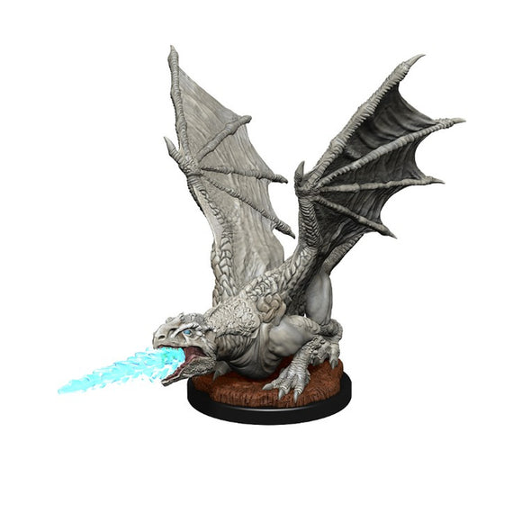 Dungeons & Dragons Nolzur`s Marvelous Unpainted Miniatures: W19 White Dragon Wyrmling