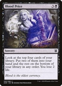 Magic: The Gathering Single - Zendikar Rising - Blood Price Common/093 Lightly Played