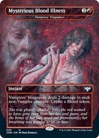 Magic: The Gathering - Innistrad: Crimson Vow - Mysterious Blood Illness - Vampires' Vengeance FOIL Uncommon/339 Lightly Played