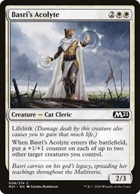 Magic: The Gathering Single - Core Set 2021 - Basri's Acolyte (Foil) - Common/008 Lightly Played