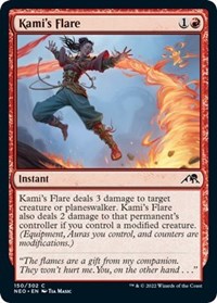 Magic: The Gathering Single - Kamigawa: Neon Dynasty - Kami's Flare FOIL Common/150 Lightly Played