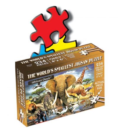 The World's Smallest Jigsaw Puzzle – African Oasis - 234 Piece Puzzle