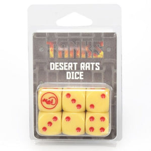 Tanks: Desert Rats Dice Set (6)