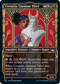 Magic: The Gathering Single - Streets of New Capenna - Cormela, Glamour Thief (Showcase) (Foil) - Uncommon/301 Lightly Played