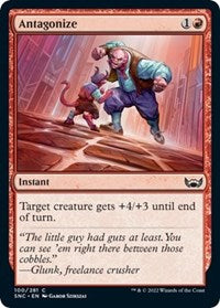 Magic: The Gathering Single - Streets of New Capenna - Antagonize Common/100 Lightly Played