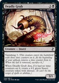 Magic: The Gathering - Time Spiral: Remastered - Deadly Grub Common/108 Lightly Played