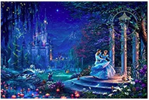Thomas Kinkade The Disney Collection Cinderella Starlight Jigsaw Puzzle, 750 Pieces