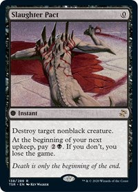Magic: The Gathering - Time Spiral: Remastered - Slaughter Pact Rare/138 Lightly Played