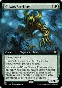 Magic: The Gathering Single - Commander: Phyrexia: All Will Be One - Glissa's Retriever (Extended Art) - Rare/056 Lightly Played