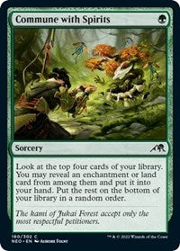 Magic: The Gathering Single - Kamigawa: Neon Dynasty - Commune with Spirits Common/180 Lightly Played