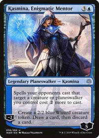 Magic: The Gathering - War of the Spark - Kasmina, Enigmatic Mentor Uncommon/056 Lightly Played