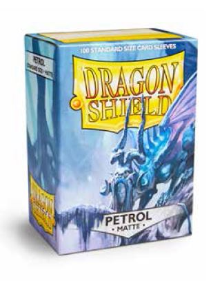Dragon Shields: (100) Matte Petrol Standard Sleeves