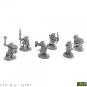 Bones USA Dungeon Dwellers - RATPELT KOBOLD WARRIORS (6) 07054