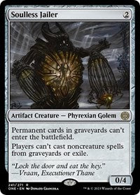 Magic: The Gathering Single - Phyrexia: All Will Be One - Soulless Jailer - FOIL Rare/241 Lightly Played