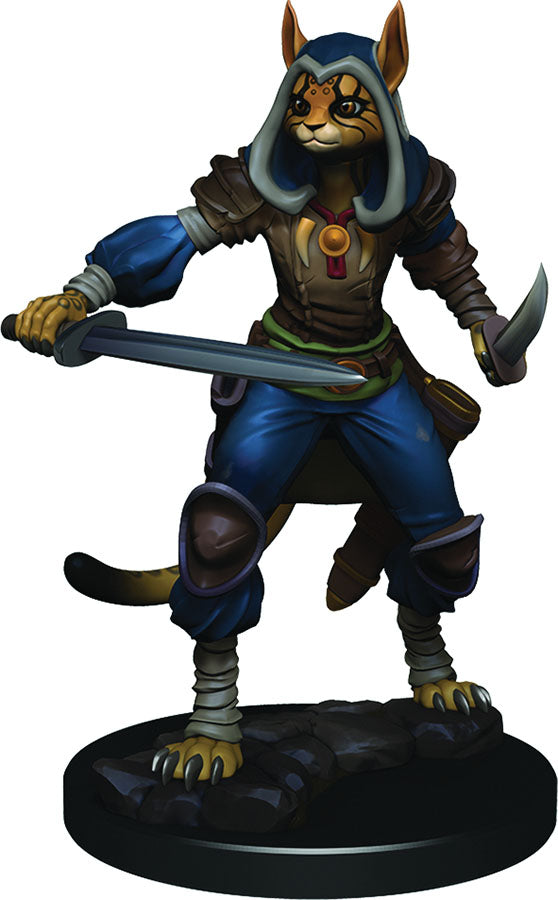 D&D Icons of the Realms: Premium Miniature - Tabaxi Female Rouge
