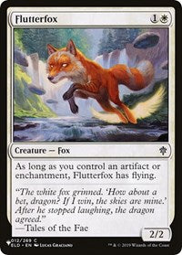 Magic: The Gathering - The List - Throne of Eldraine- Flutterfox Common/012 Lightly Played