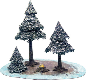 Monster Scenery: Snowy Pines