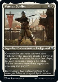 Magic: The Gathering Single - Commander Legends: Battle for Baldur's Gate - Veteran Soldier (Foil Etched) - Uncommon/480 Lightly Played