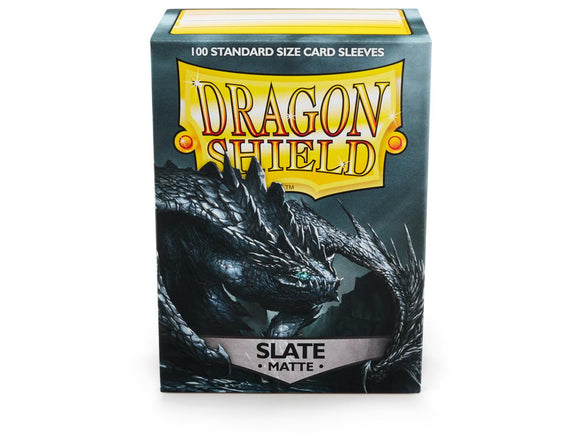 Dragon Shields: (100) Matte Slate Standard Sleeves