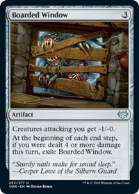 Magic: The Gathering - Innistrad: Crimson Vow - Boarded Window - Uncommon/253 Lightly Played