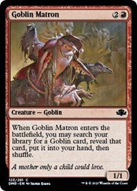 Magic: The Gathering Single - Dominaria Remastered - Goblin Matron (Foil) - Common/123 Lightly Played