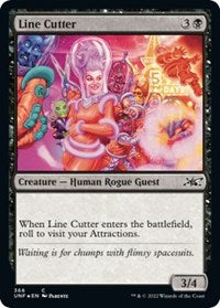 Magic: The Gathering - Unfinity - Line Cutter (Foil) - Common/080 Lightly Played