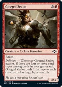 Magic: The Gathering Single - Modern Horizons 2 - Gouged Zealot (Foil) - Common/131 Lightly Played