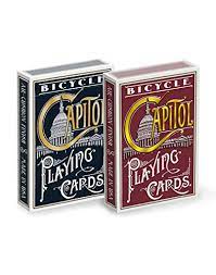 Capitol Bicycle Playing Cards