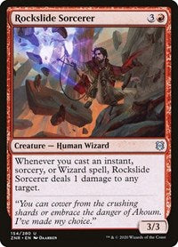 Magic: The Gathering Single - Zendikar Rising - Rockslide Sorcerer Uncommon/154 Lightly Played