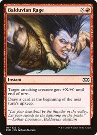 Magic: The Gathering Single - Double Masters - Balduvian Rage - Common/115 Lightly Played