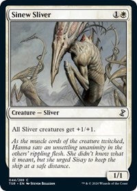 Magic: The Gathering - Time Spiral: Remastered - Sinew Sliver Common/044 Lightly Played