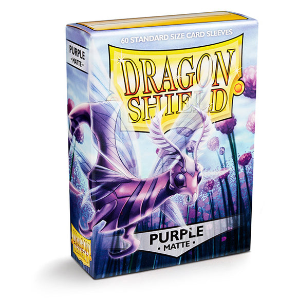 Dragon Shields: 60 sleeves - Matte Purple Standard Sleeves