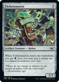 Magic: The Gathering - Unfinity - Ticketomaton (Foil) - Common/195 Lightly Played