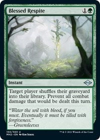 Magic: The Gathering Single - Modern Horizons 2 - Blessed Respite - Uncommon/150 Lightly Played