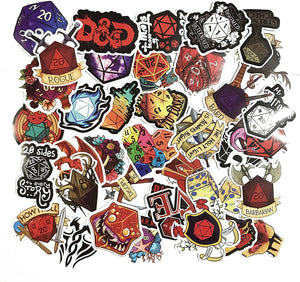 Dungeons & Dragons Stickers (pack of 5 random stickers)