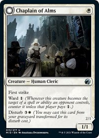 Magic: The Gathering Single - Innistrad: Midnight Hunt - Chaplain of Alms (Foil) - Uncommon/013 Lightly Played