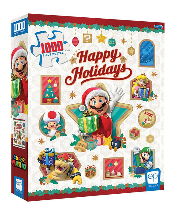 Puzzle: Super Mario -    Happy Holidays  1000pcs