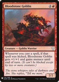 Magic: The Gathering Single - The List - Dominaria - Bloodstone Goblin Common/115 Lightly Played