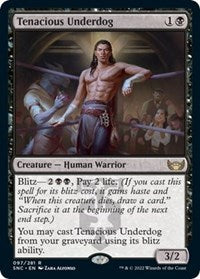 Magic: The Gathering Single - Streets of New Capenna - Tenacious Underdog Rare/097 Lightly Played