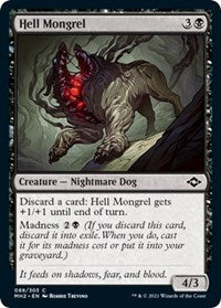 Magic: The Gathering Single - Modern Horizons 2 - Hell Mongrel - Common/088 Lightly Played