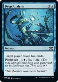 Magic: The Gathering Single - Double Masters 2022 - Deep Analysis - FOIL Common/044 Lightly Played