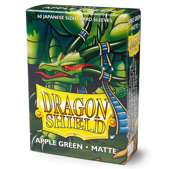 Dragon Shields: (60) Matte Apple Green Japanese Sleeves