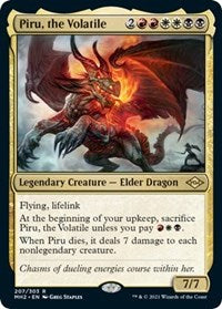 Magic: The Gathering - Modern Horizons 2 - Piru, the Volatile Rare/207 Lightly Played