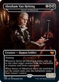 Magic: The Gathering - Innistrad: Crimson Vow - Abraham Van Helsing - Savior of Ollenbock (Foil) - Mythic/330 Lightly Played